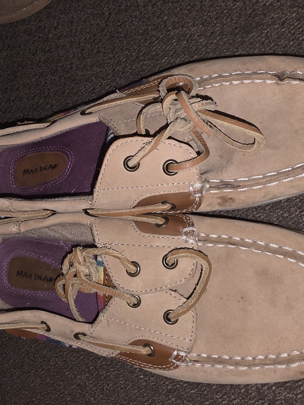 Men’s Tan Suede Boat Shoes